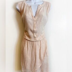 Anthropologie Sparkz Copenhagen Pale Blush Tessa Dress